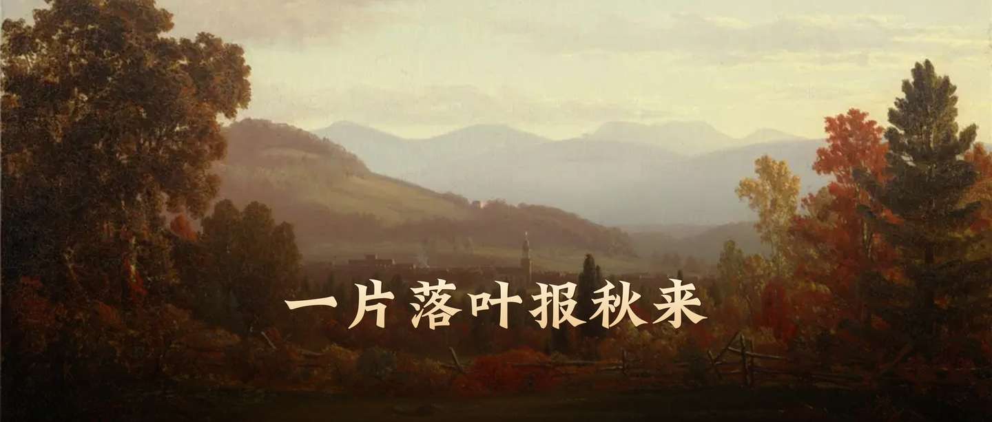一片落叶报秋来