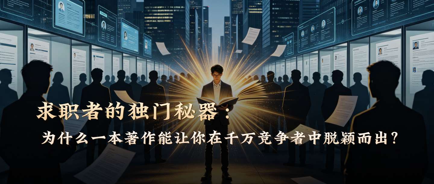 求职者的独门秘器：为什么一本著作能让你在千万竞争者中脱颖而出？
